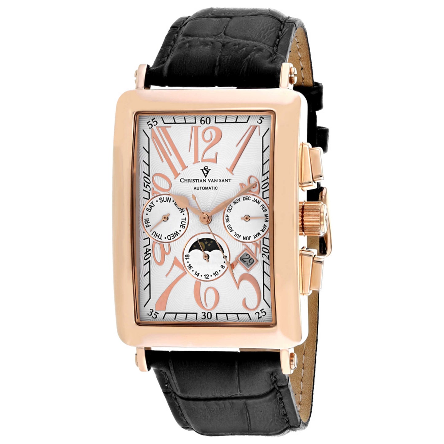 Front view of Christian Van Sant Prodigy Men's Automatic Watch CV9140