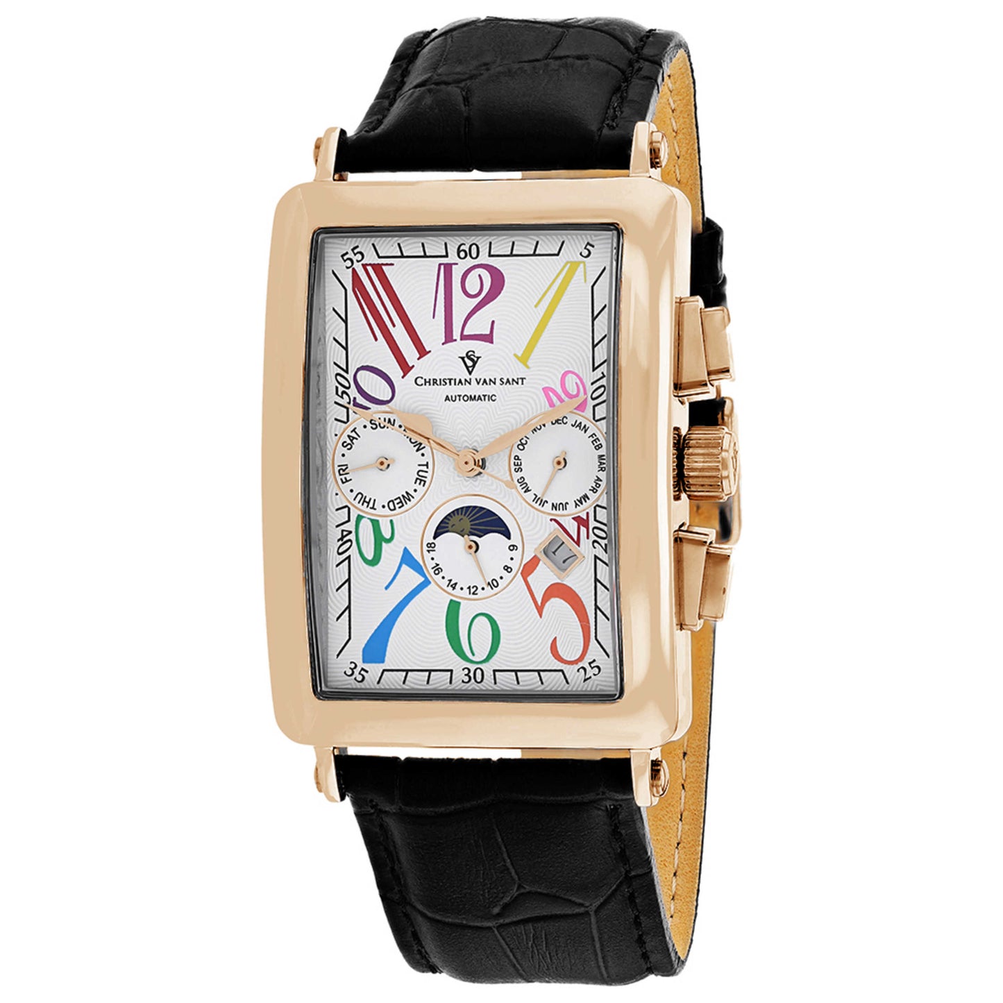 Front view of Christian Van Sant Prodigy Men's Automatic Watch CV9145