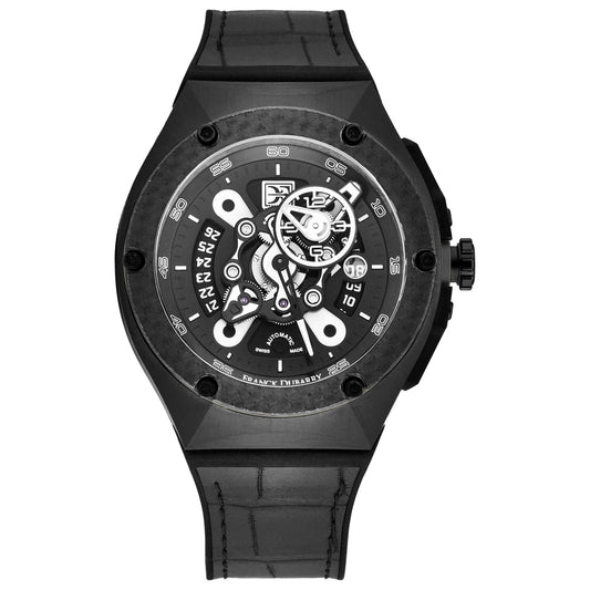 Front view of Franck Dubarry Crazy Wheel Men's Automatic Watch CW-04-05