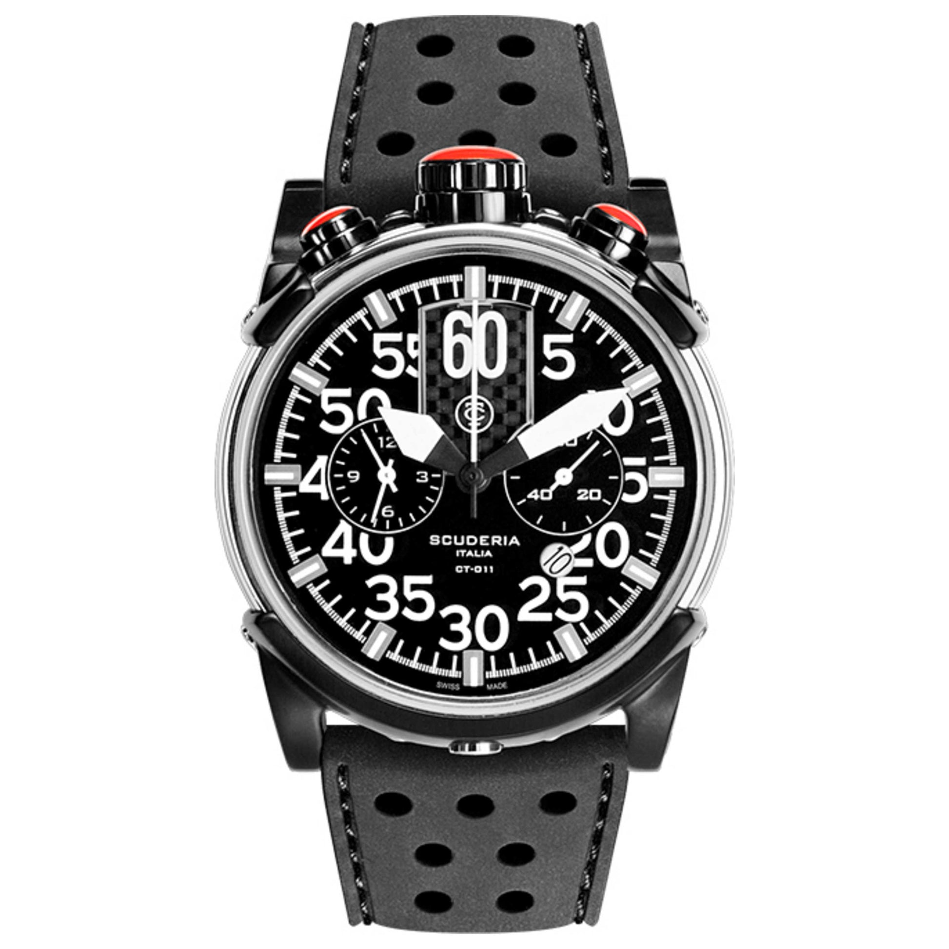 Front view of CT Scuderia Saturno Men's Quartz Watch CW1010418