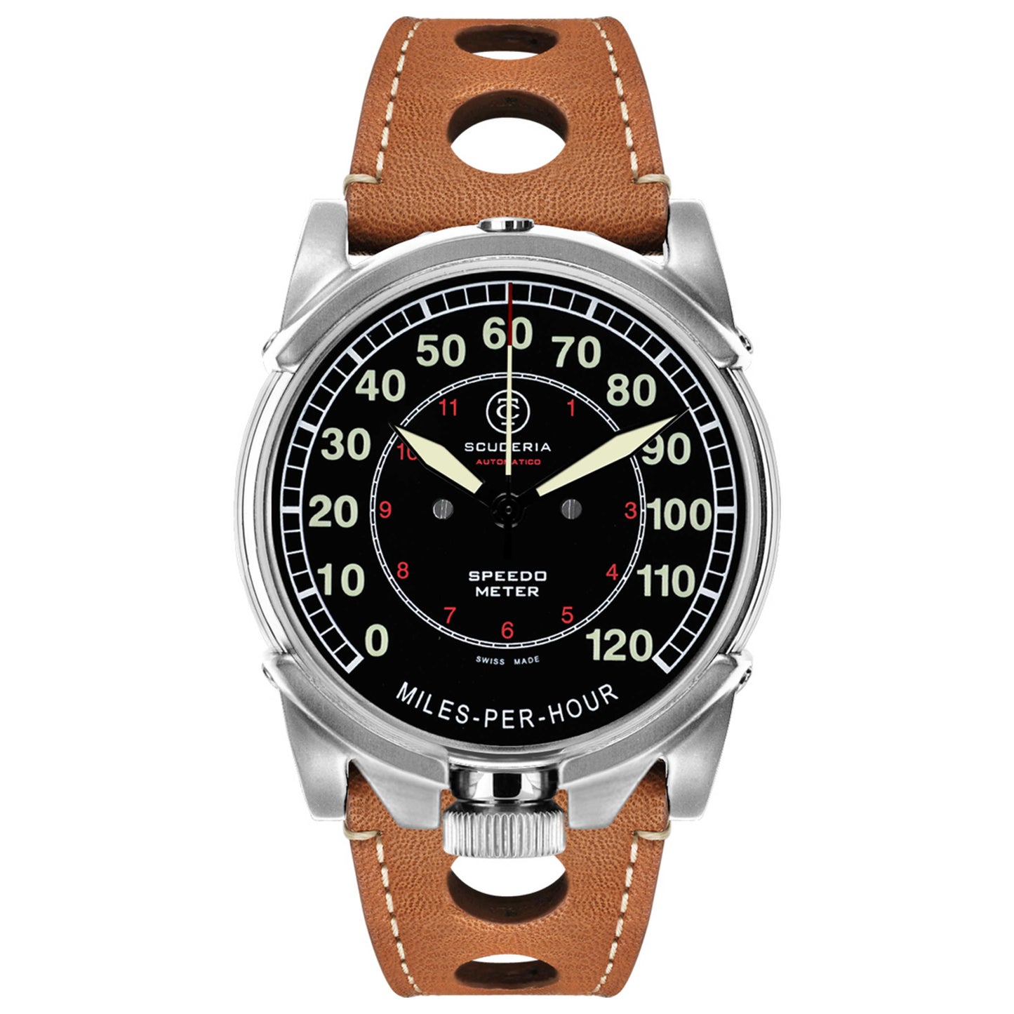 Front view of CT Scuderia Dashboard Men's Automatic Watch CW1021019