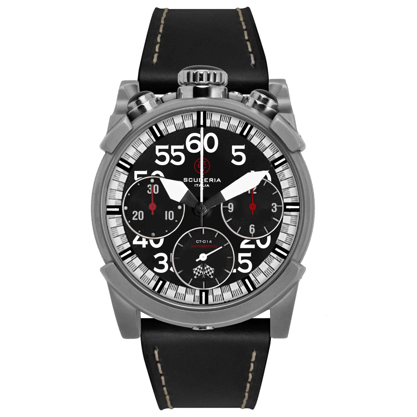 Front view of CT Scuderia City Racer Men's Automatic Watch CW1050519