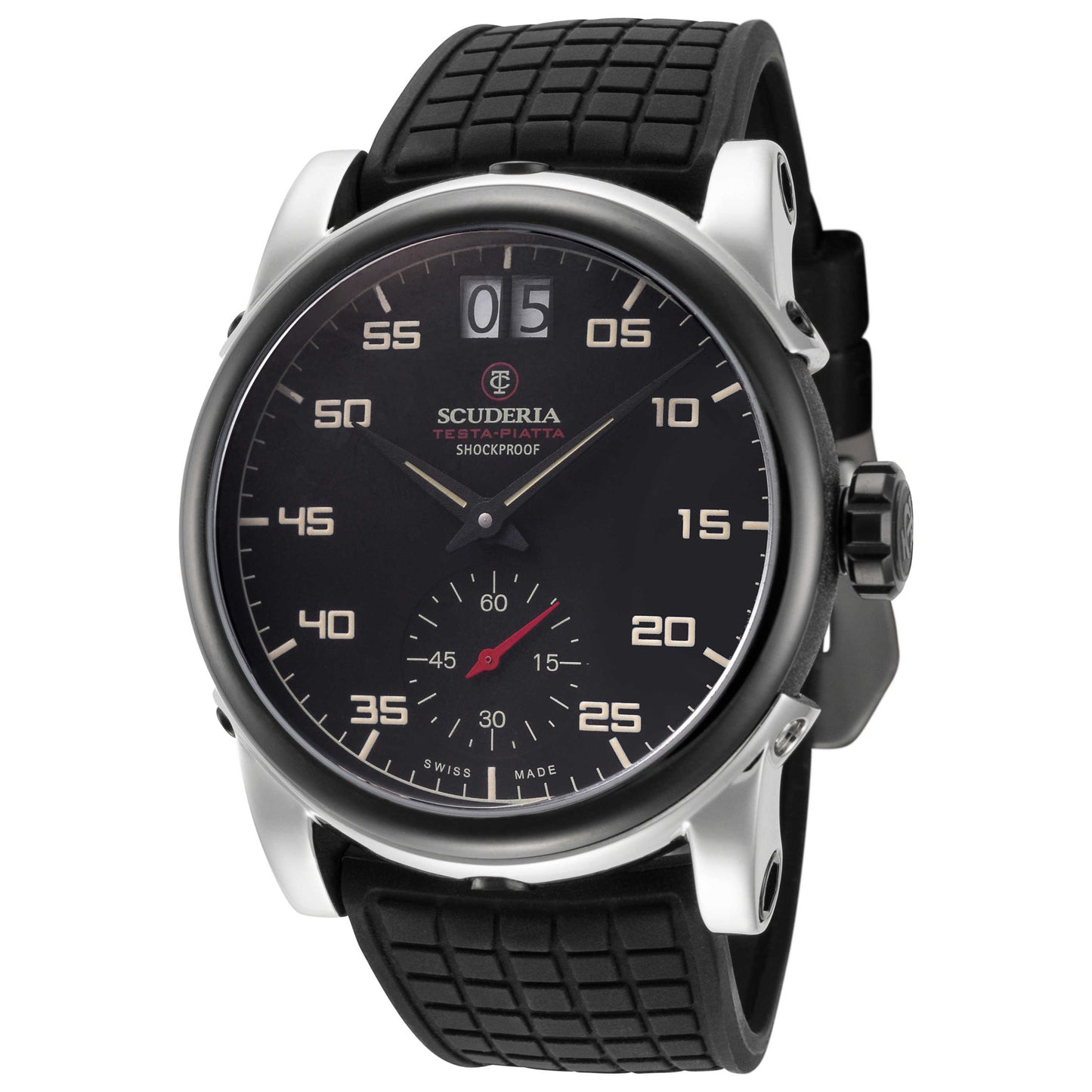 Front view of CT Scuderia Testa Piatta Men's Quartz Watch CW3000419