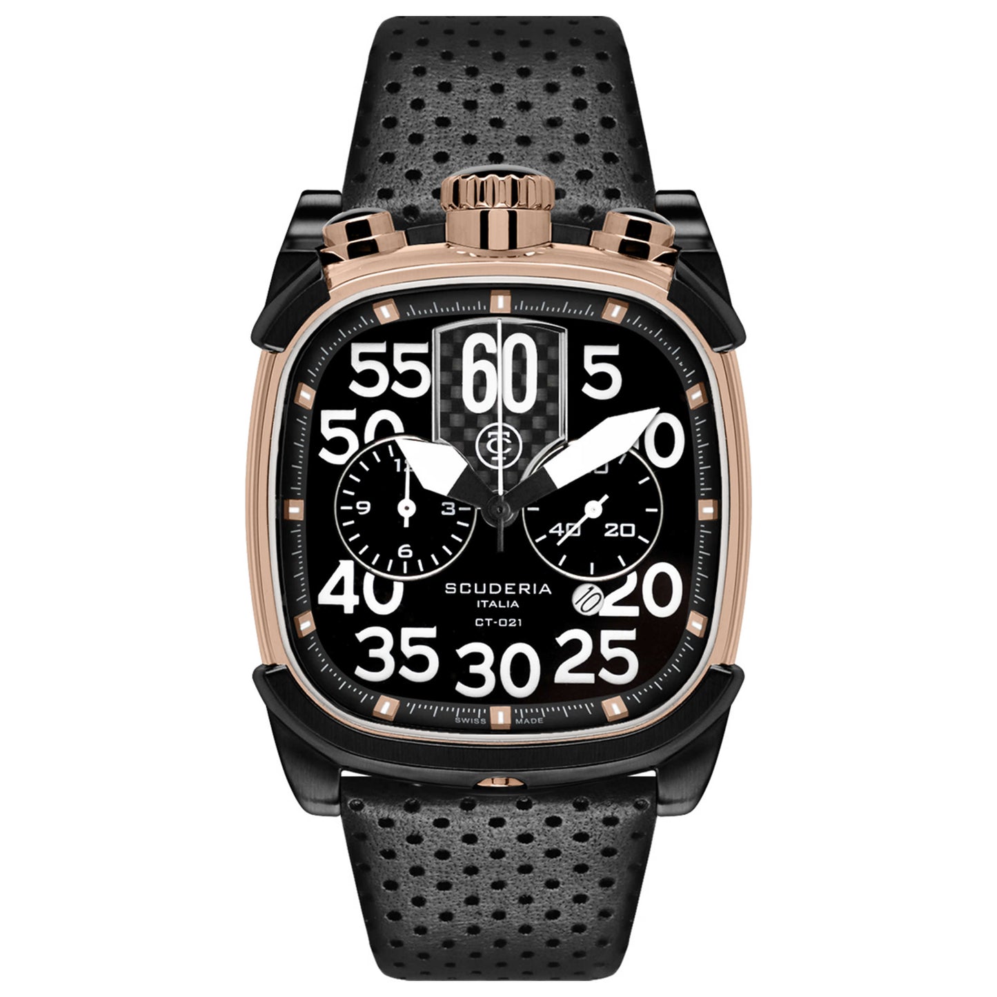 Front view of CT Scuderia Scrambler Men's Quartz Watch CW7010219