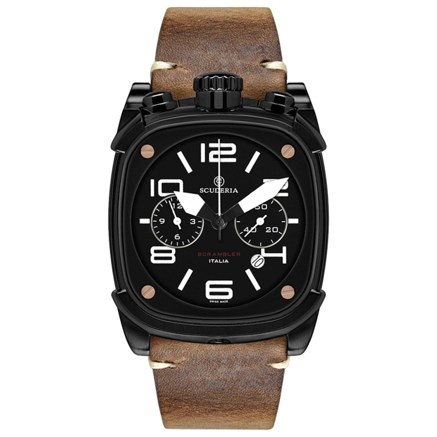 Front view of CT Scuderia Scrambler Men's Quartz Watch CW7011319