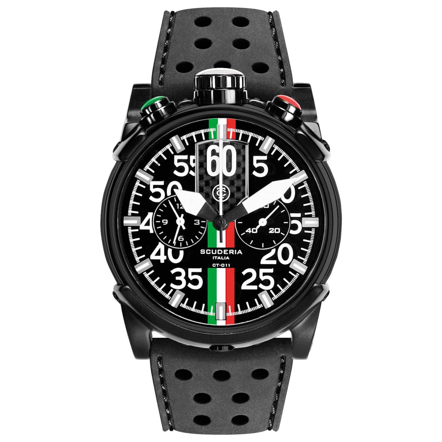 Front view of CT Scuderia Saturno Men's Quartz Watch CWEG00819