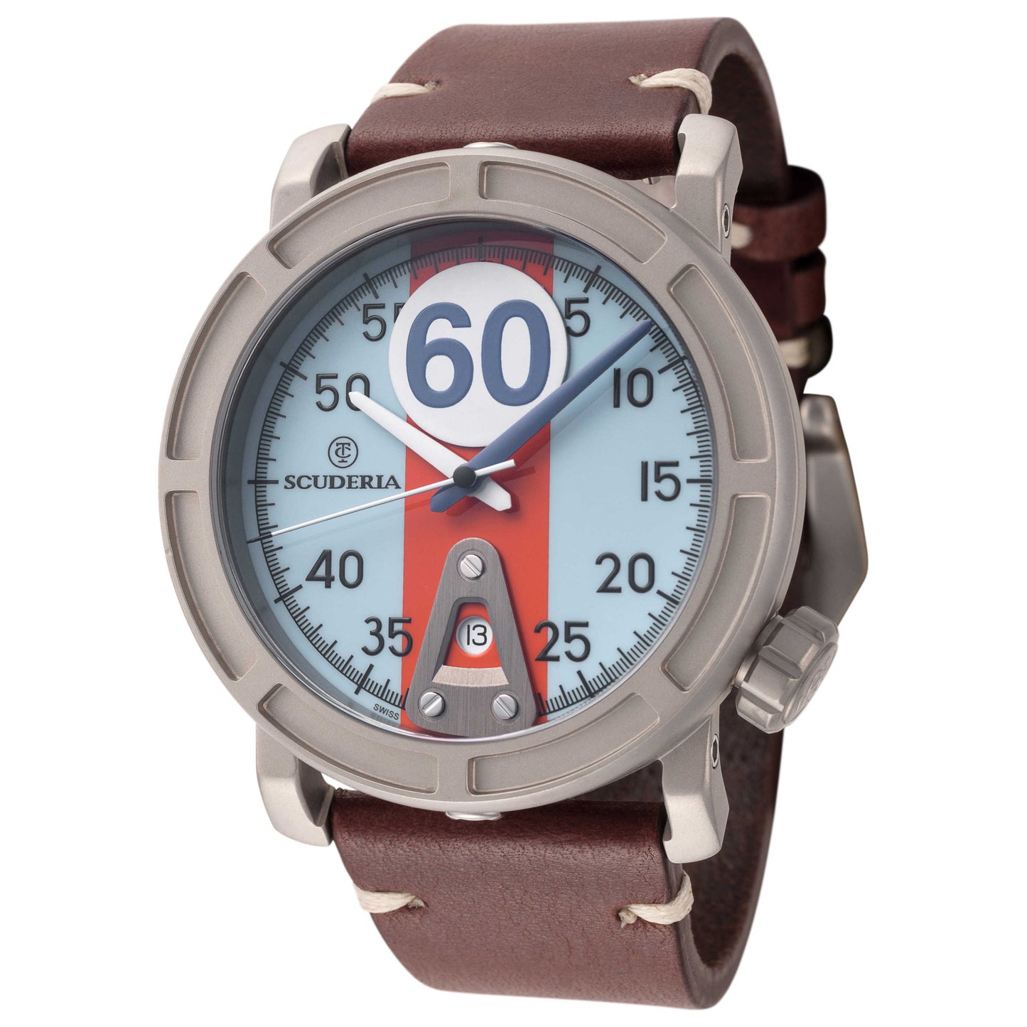Front view of CT Scuderia Touring Vintage Racing Men's Quartz Watch CWLY00220