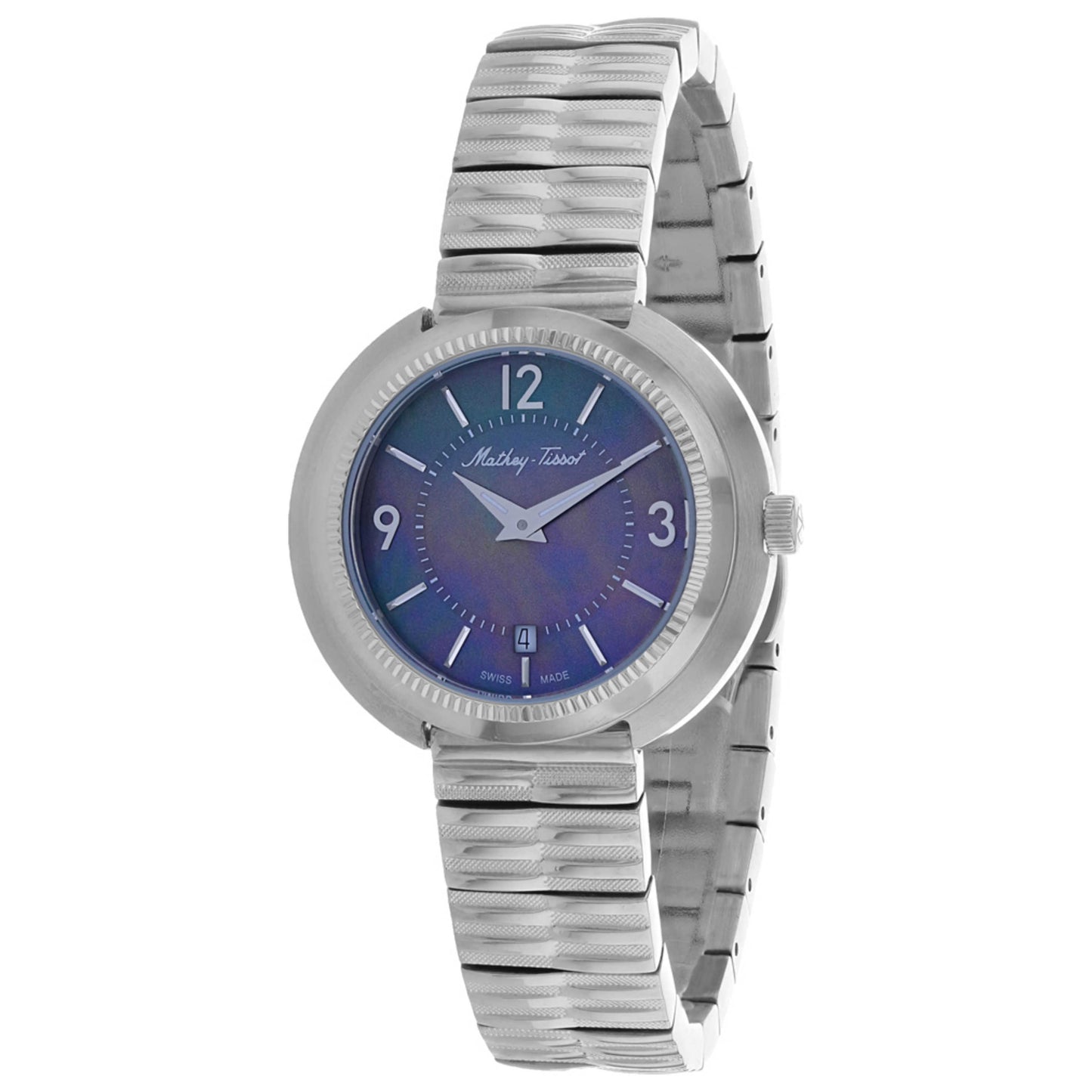 Front view of Mathey Tissot Lutenzia Women's Quartz Watch D1084AN