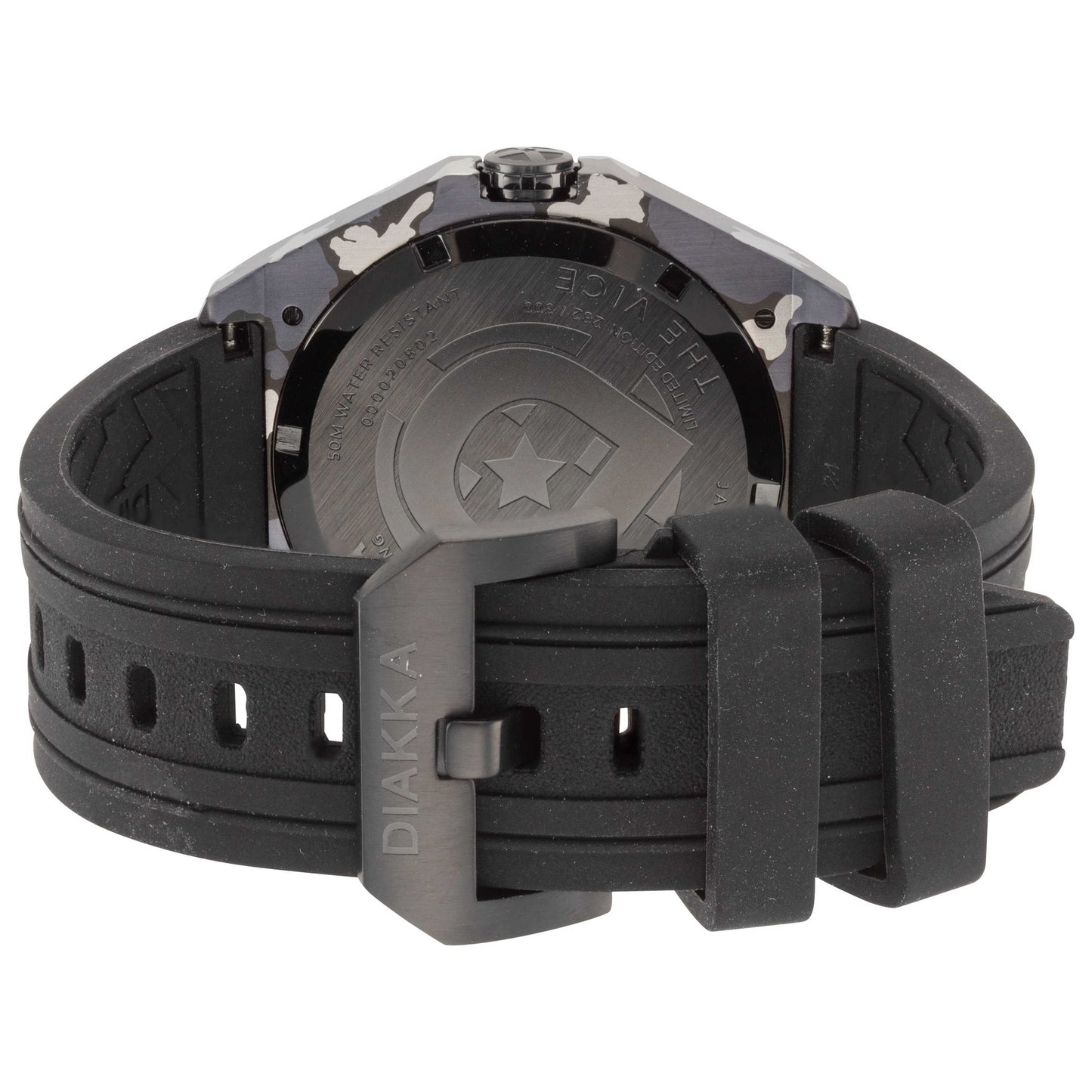 Back view of Diakka The Vice Men's Quartz Watch D1645-SC-BC