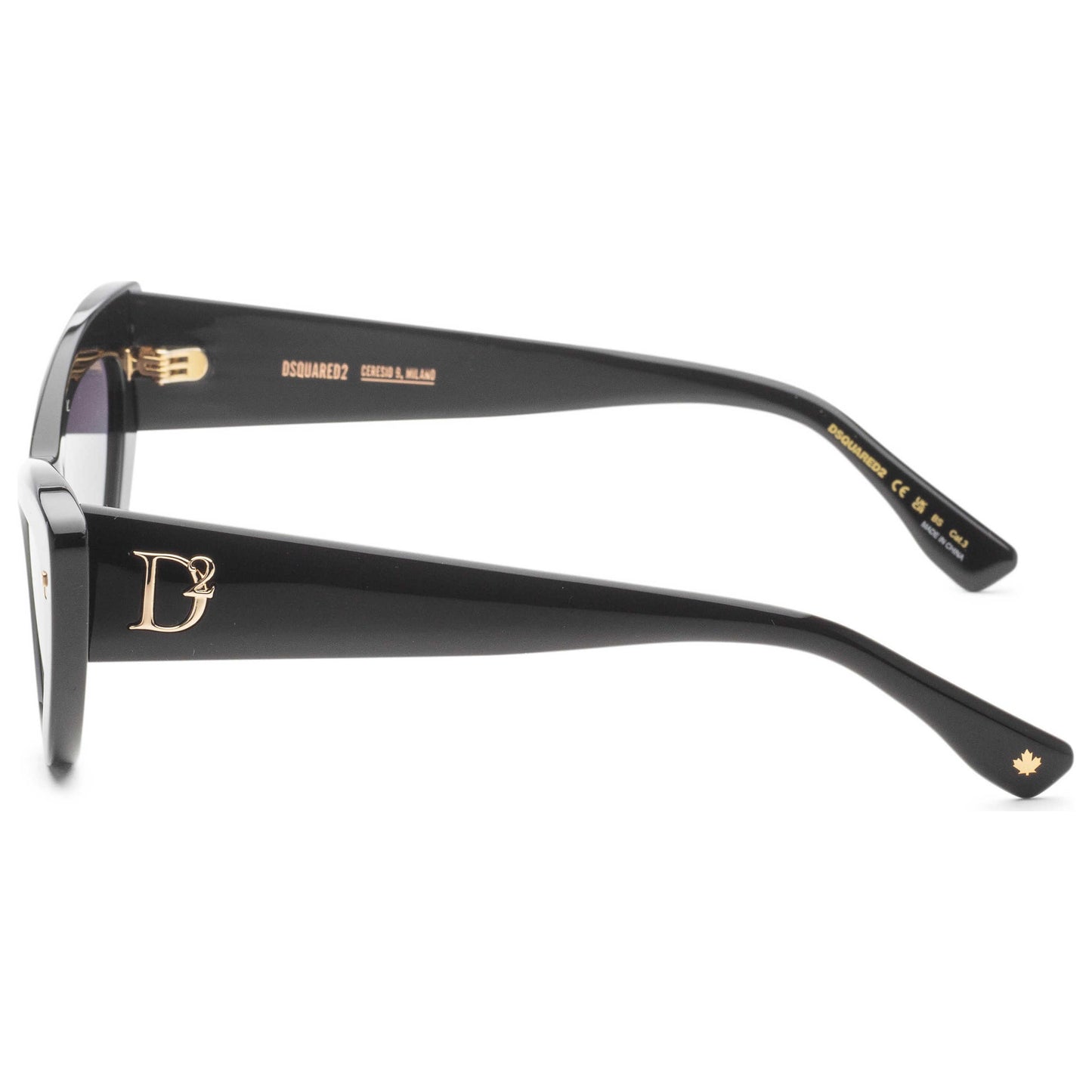 Left view of Dsquared2 Women's Sunglasses D20092S-0807-9O