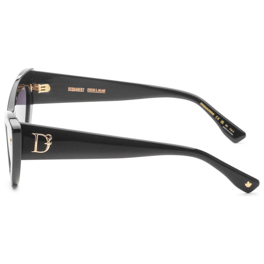 Left view of Dsquared2 Women's Sunglasses D20092S-0807-9O
