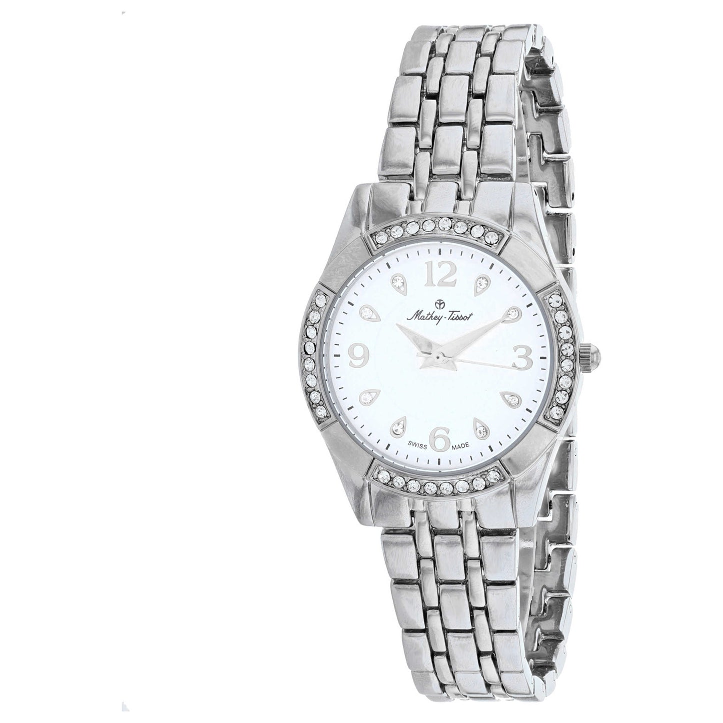 Front view of Mathey Tissot FLEURY 2568 Women's Quartz Watch D2568AI