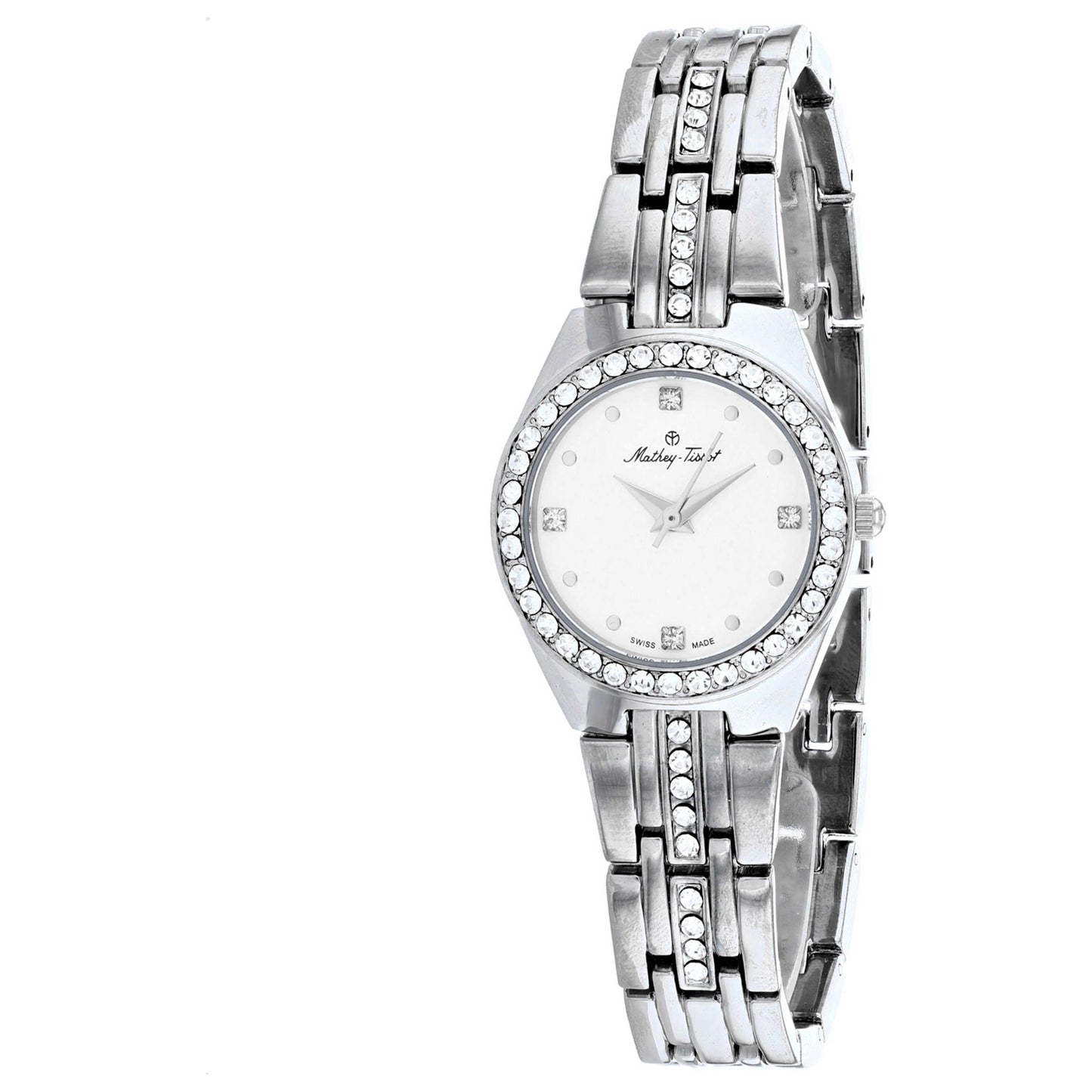 Front view of Mathey Tissot FLEURY 2581 Women's Quartz Watch D2580AI