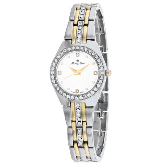 Front view of Mathey Tissot FLEURY 2581 Women's Quartz Watch D2580BYI