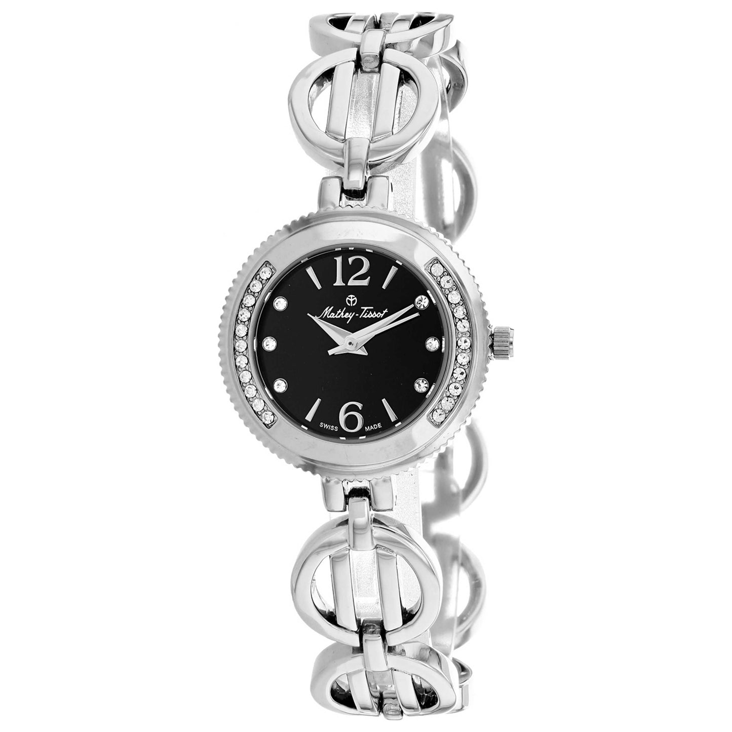 Front view of Mathey Tissot Fleury 1496 Women's Quartz Watch D2581AN