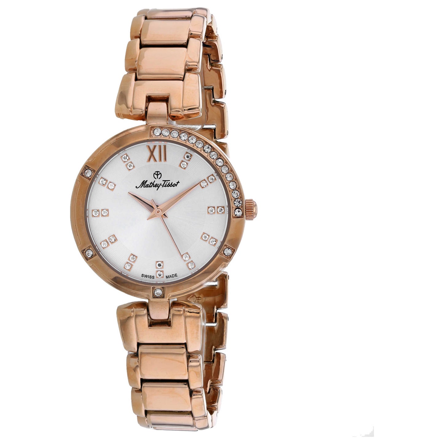 Front view of Mathey Tissot Classic Women's Quartz Watch D2583PI