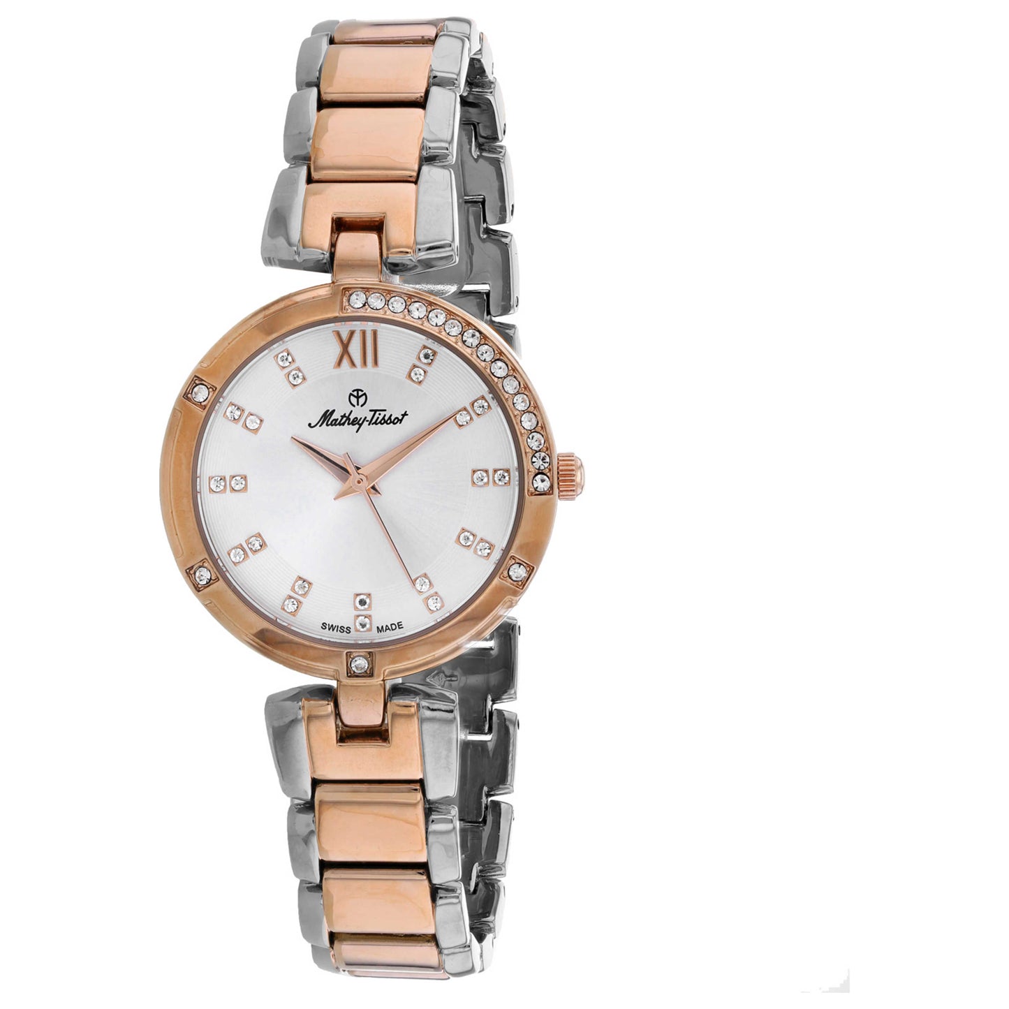 Front view of Mathey Tissot Classic Women's Quartz Watch D2583RI