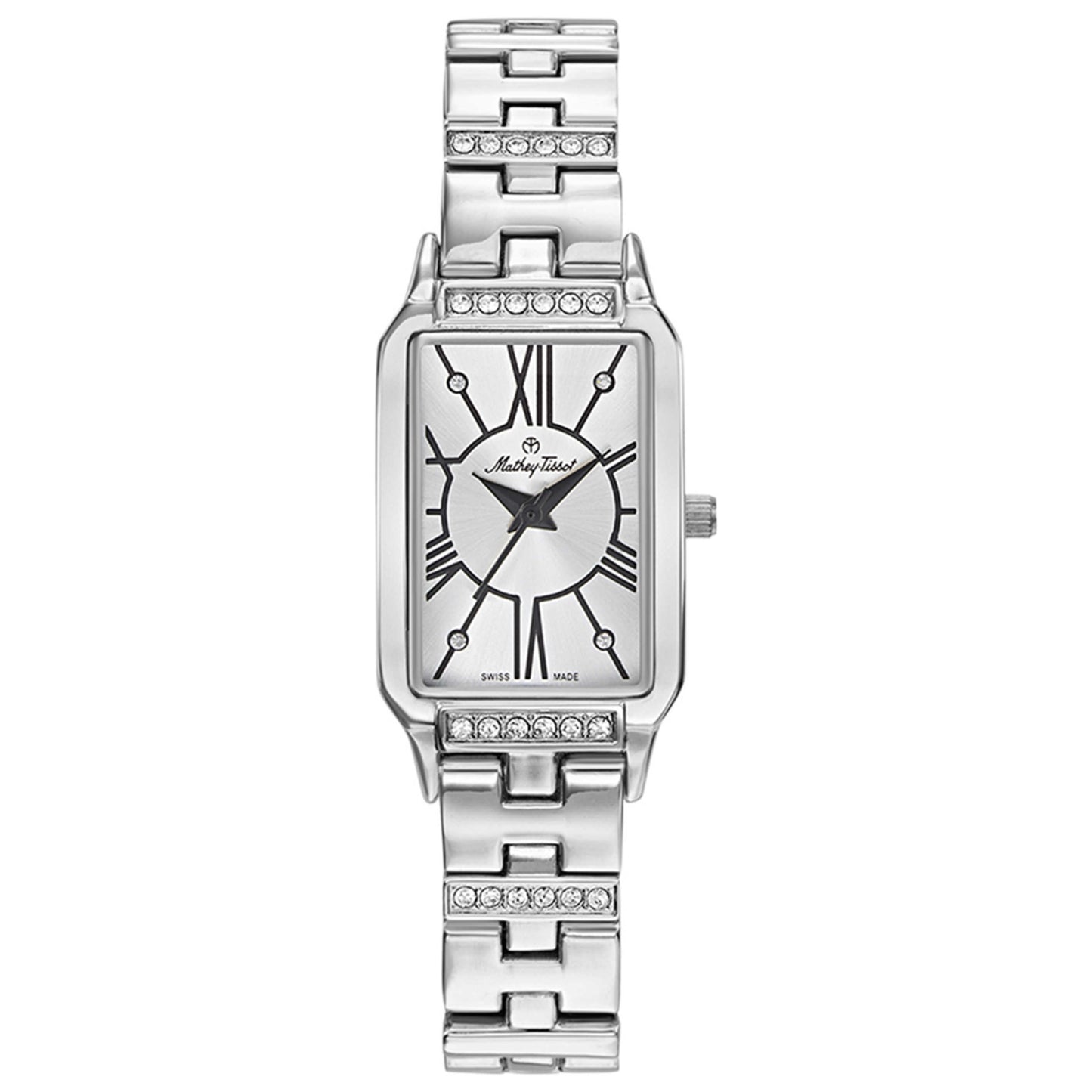Front view of Mathey Tissot Classic Women's Quartz Watch D2881AI