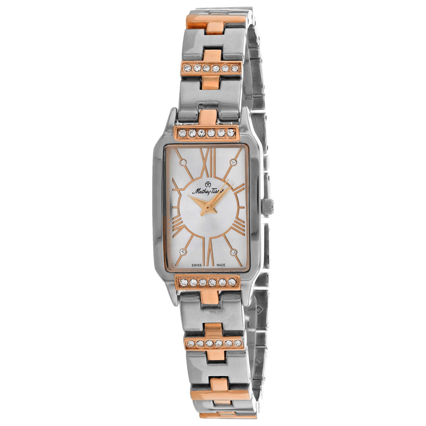 Front view of Mathey Tissot Classic Women's Quartz Watch D2881RI