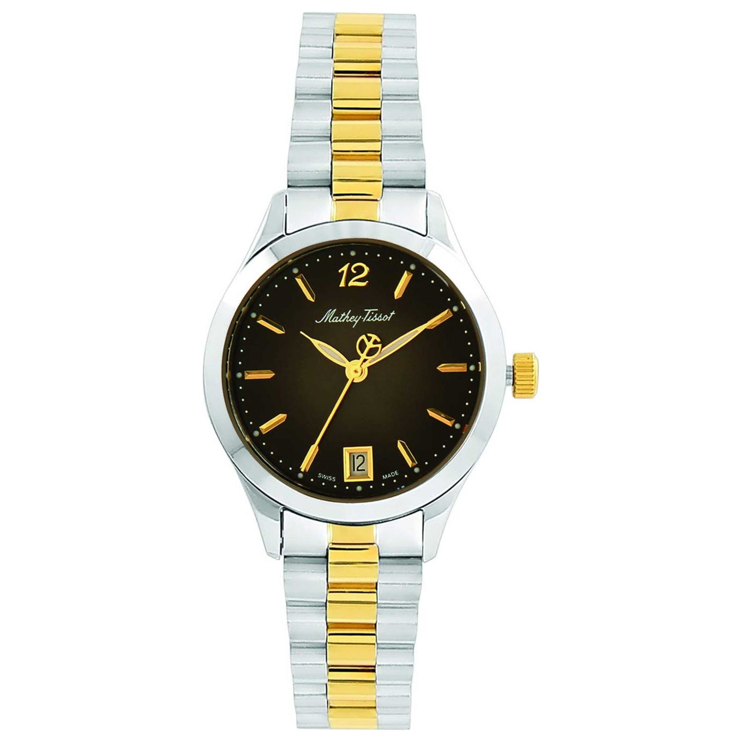 Front view of Mathey Tissot Urban Women's Quartz Watch D411MBN