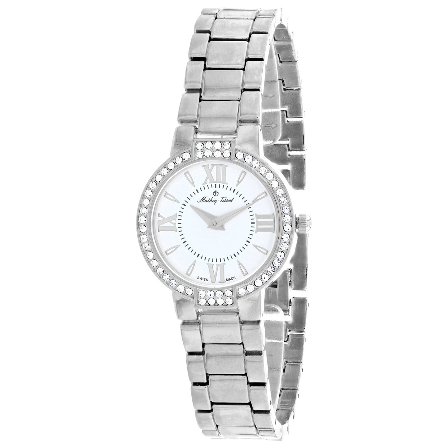 Front view of Mathey Tissot FLEURY 5776 Women's Quartz Watch D5776AI
