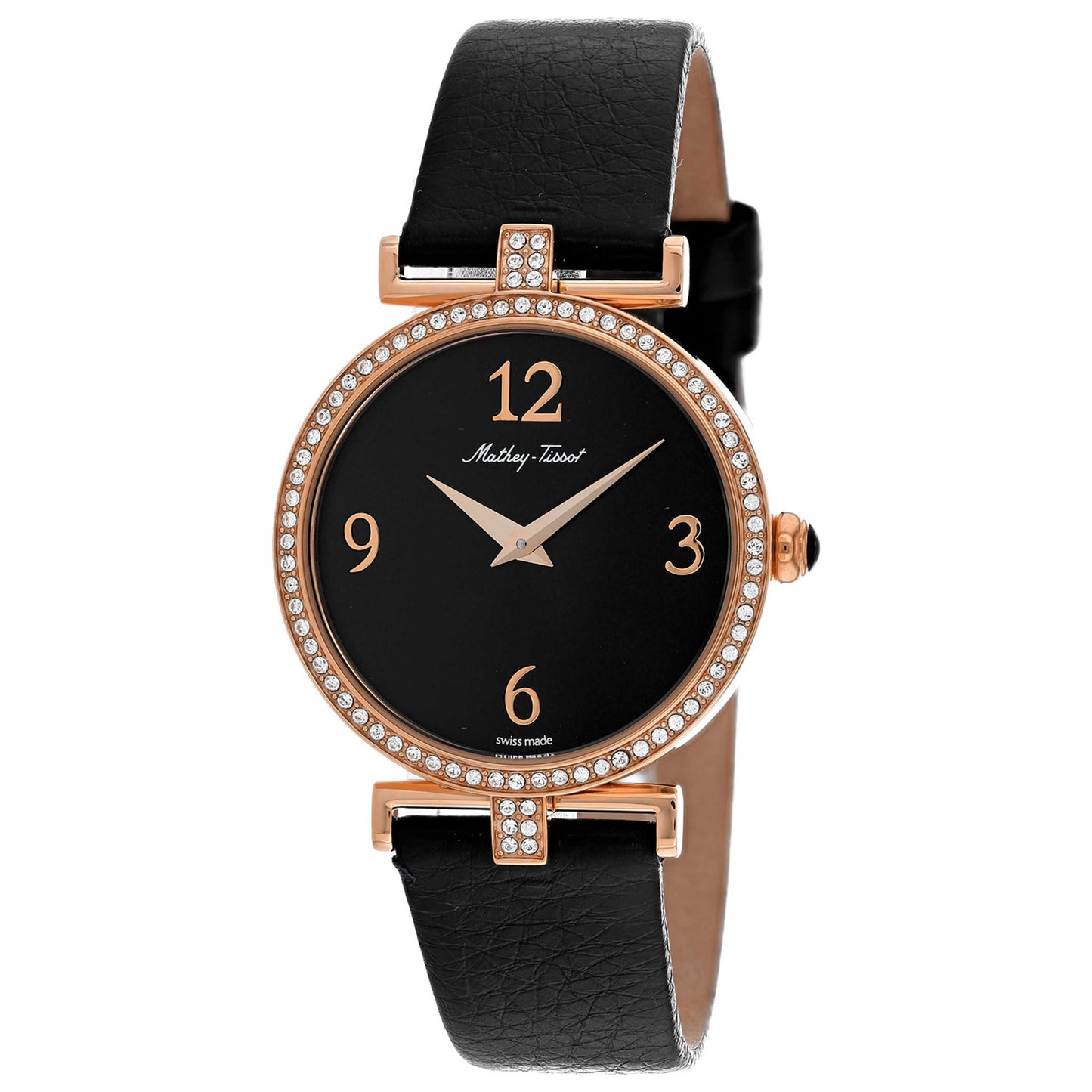Front view of Mathey Tissot Gaia Women's Quartz Watch D587QPN