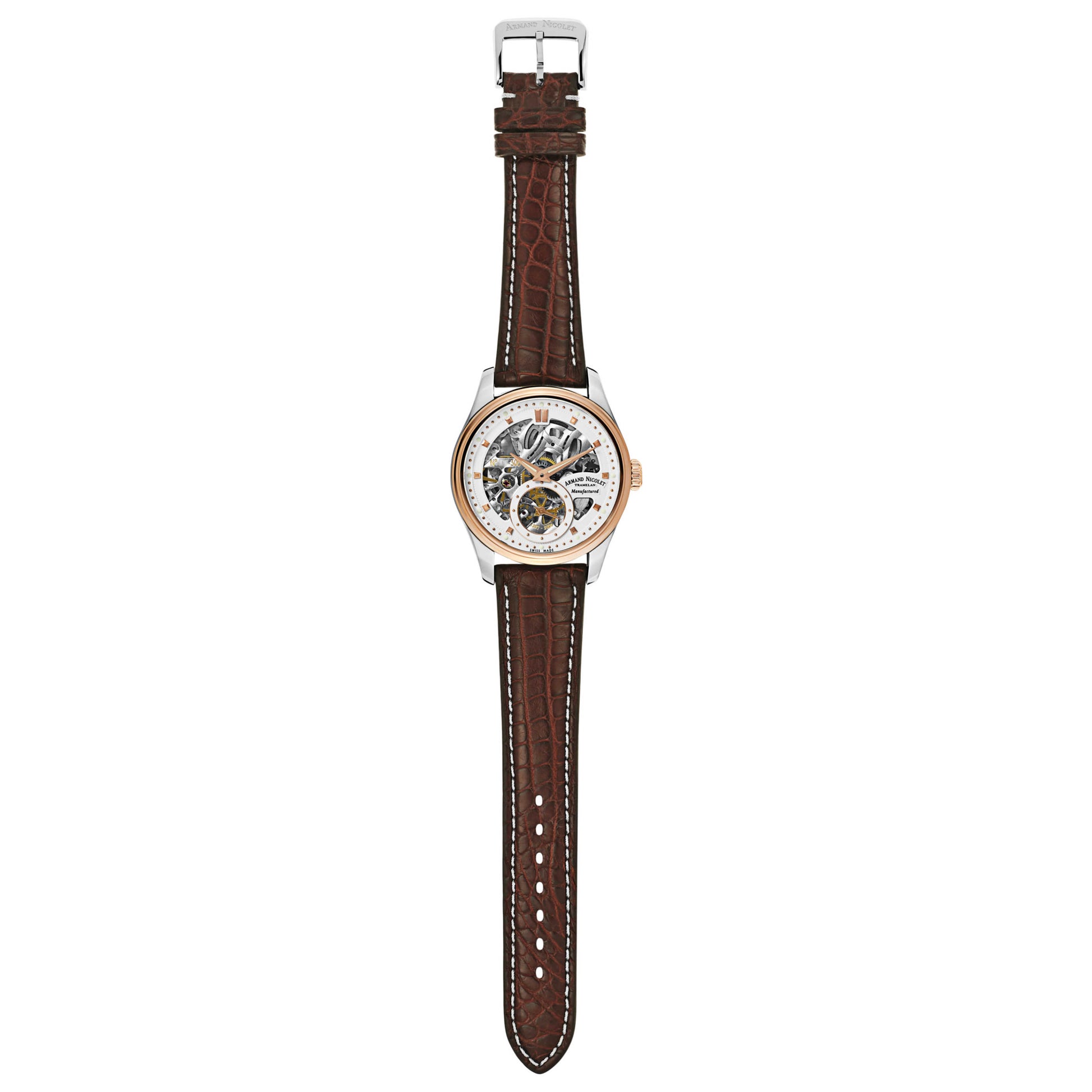 Armand Nicolet LR8 Men's Manual-Wind Watch D622AAA-AS-P713MR2 - Image #8