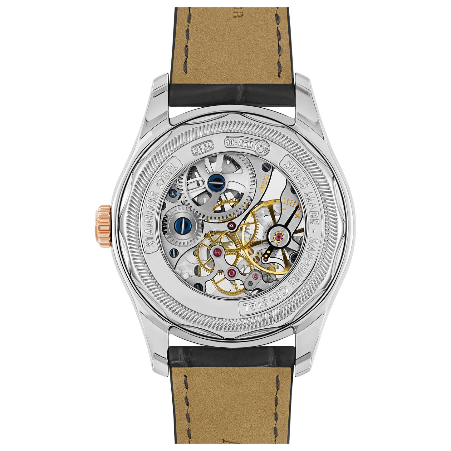 Armand Nicolet LR8 Men's Manual-Wind Watch D622AAA-GS-P713GR2 - Image #2