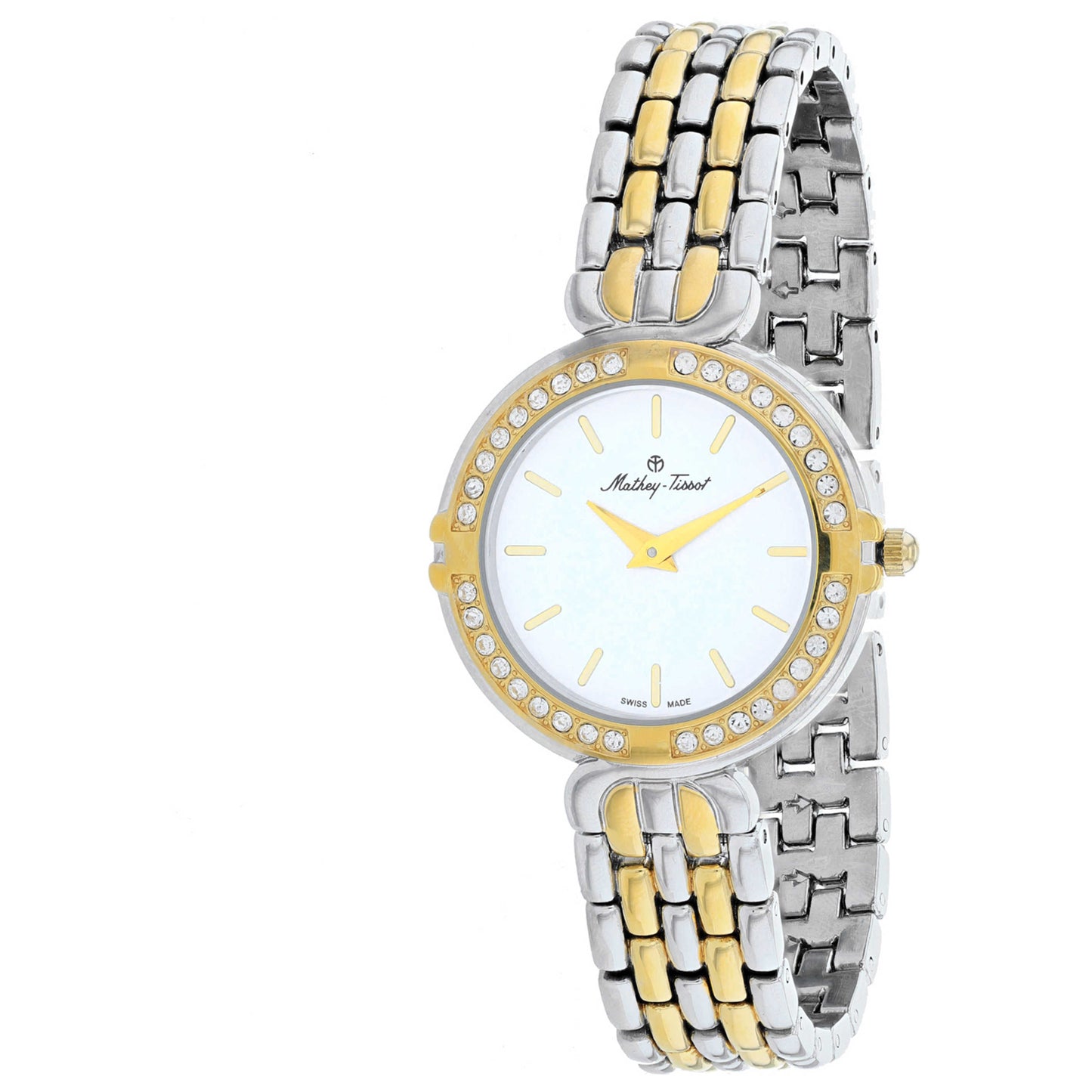 Front view of Mathey Tissot FLEURY 6331 Women's Quartz Watch D6331BYI
