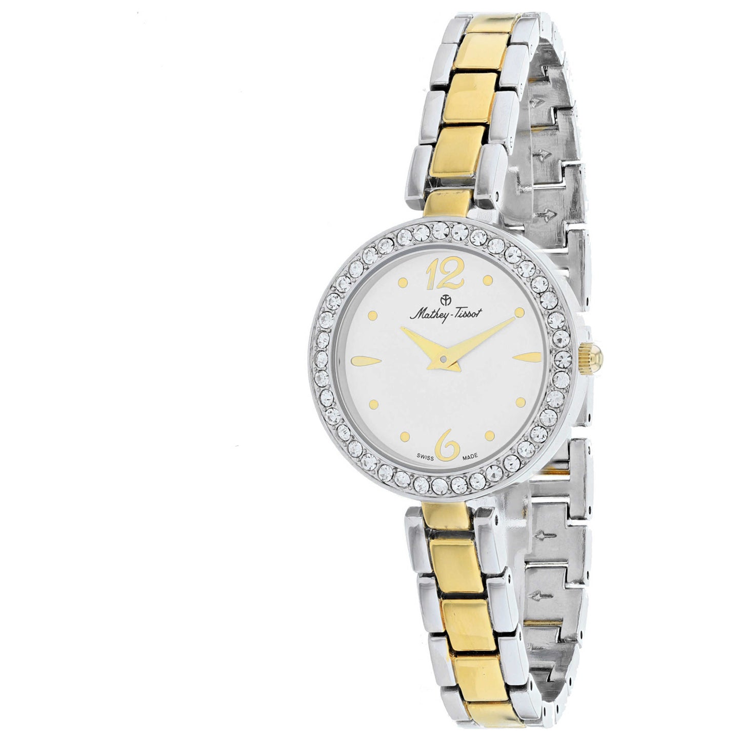 Front view of Mathey Tissot FLEURY 6506 Women's Quartz Watch D6506BYI
