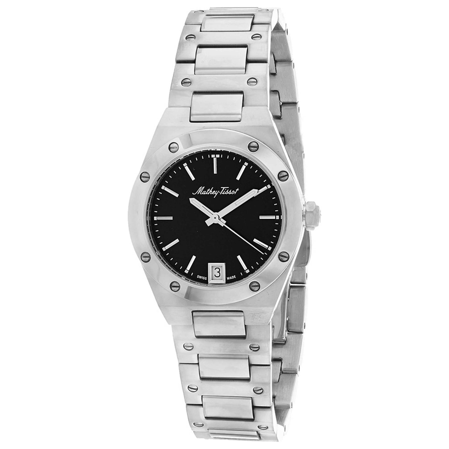 Front view of Mathey Tissot Eliser Women's Quartz Watch D680AN