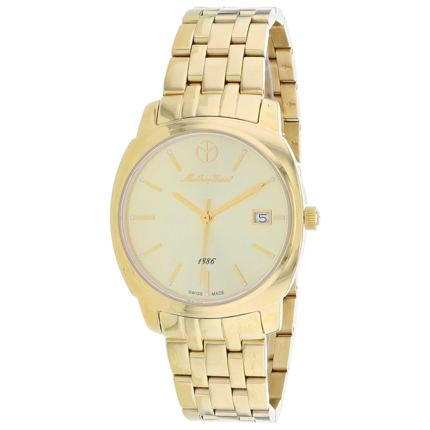 Front view of Mathey Tissot Smart Women's Quartz Watch D6940MPDI