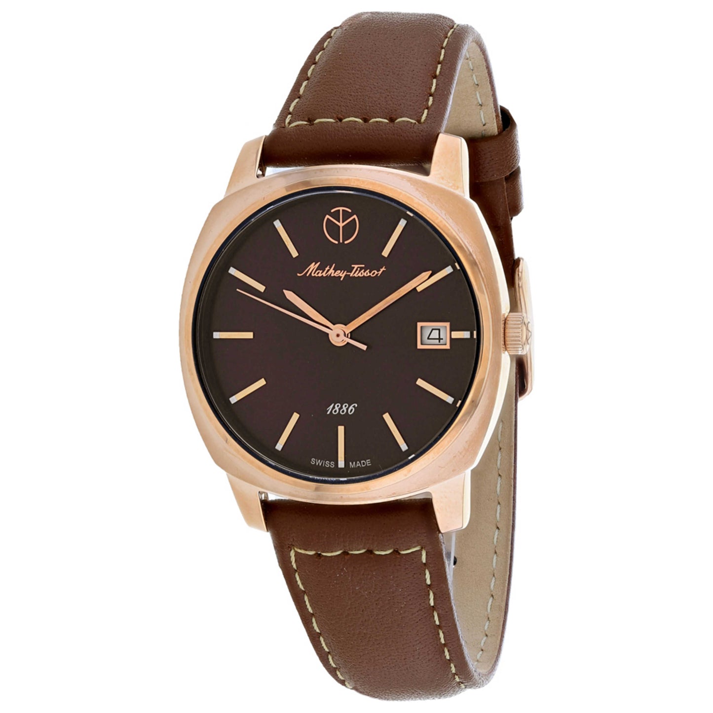 Front view of Mathey Tissot Smart Women's Quartz Watch D6940PM