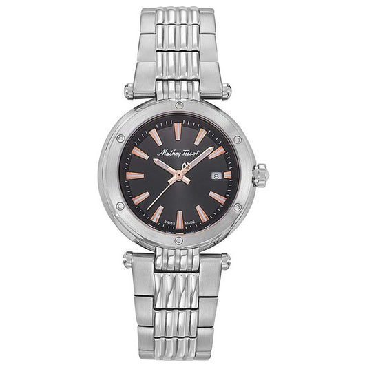 Front view of Mathey Tissot Neptune Women's Quartz Watch D912RRN