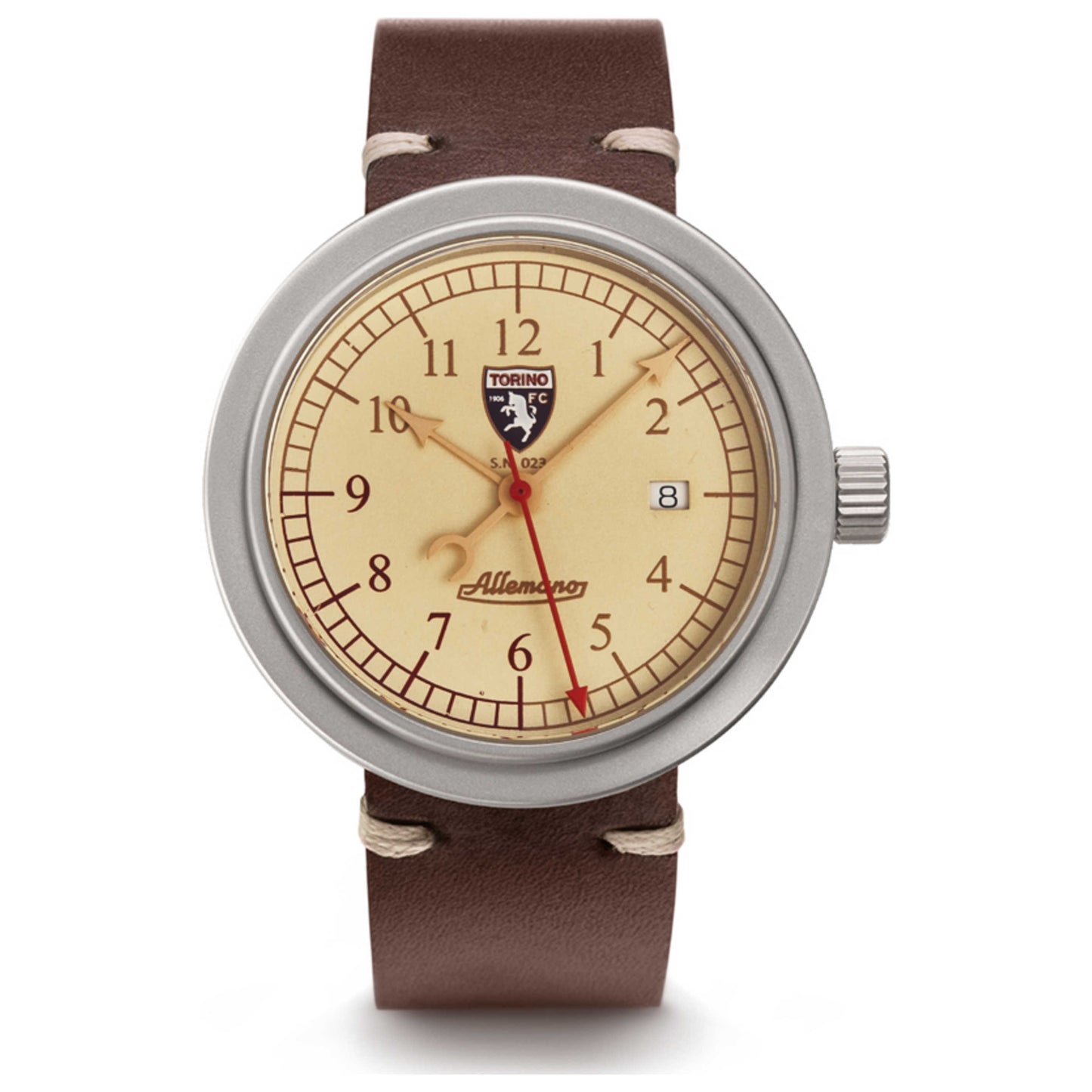 Front view of Allemano 1919 Torino Men's Automatic Watch DAYA1919NPSWMT
