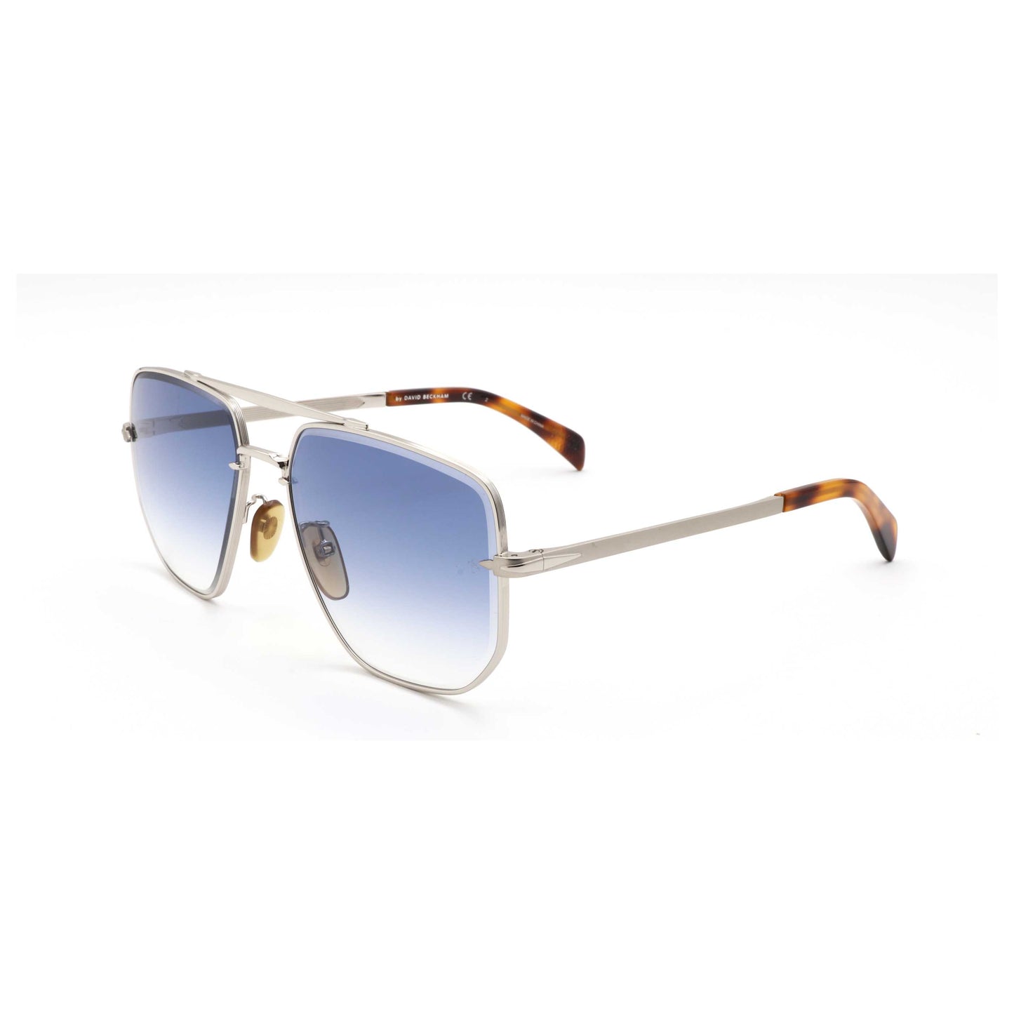 Front view of David Beckham Men's Sunglasses DB7001-S-010-60