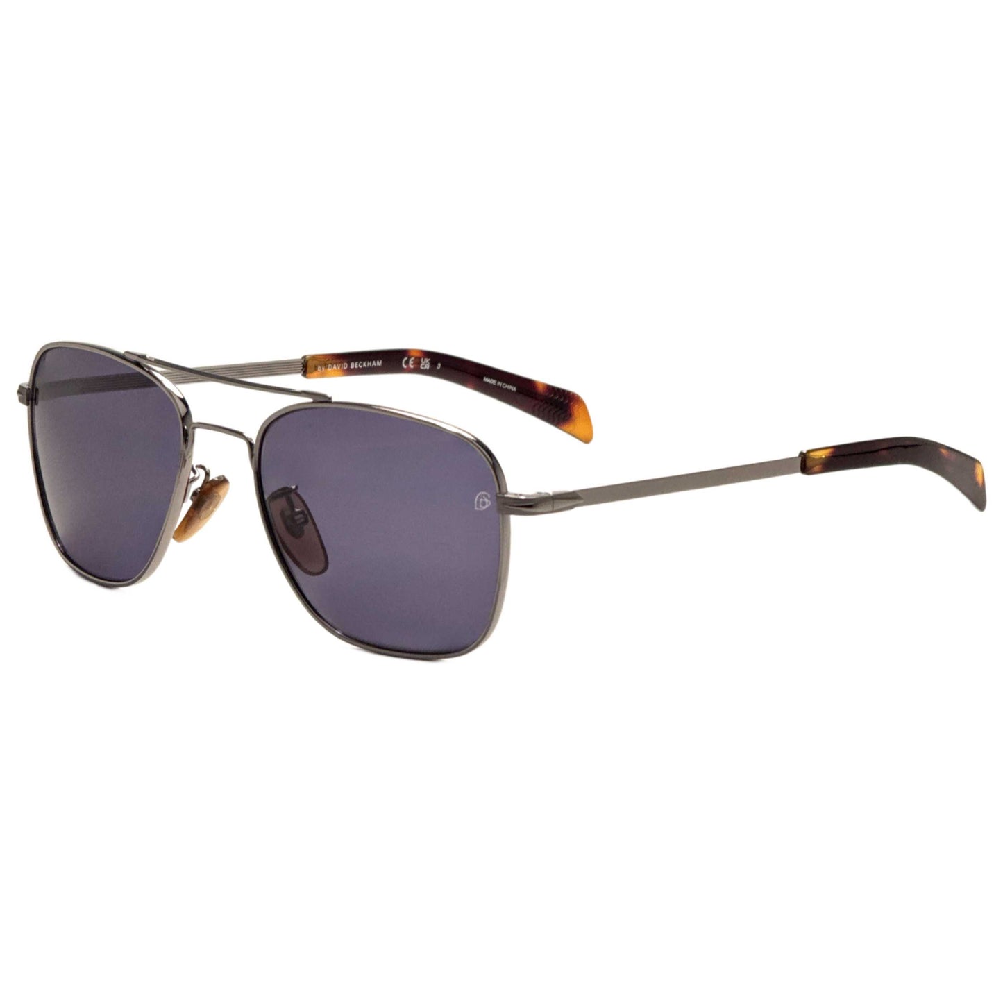 Front view of David Beckham Men's Sunglasses DB7019S-06LB-KU