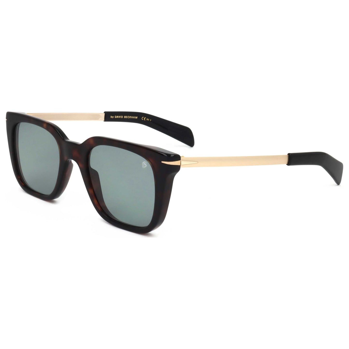 Front view of David Beckham Men's Sunglasses DB7047-S-QUM-51