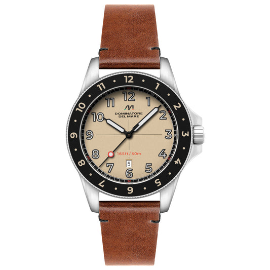 Front view of Dominatore Del Mare Bandiera Men's Quartz Watch DD-8020-07