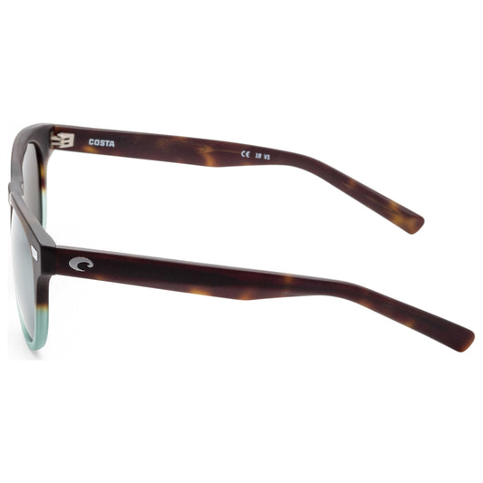 Left view of Costa del Mar Del Unisex Sunglasses DEL207OSGGLP