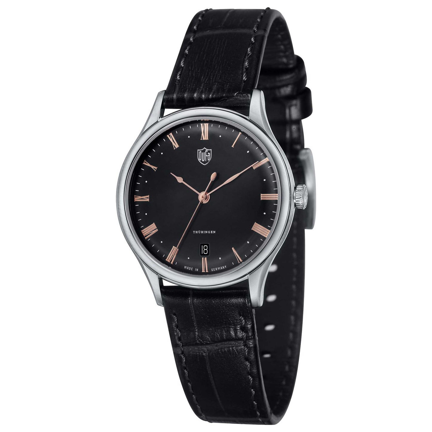Front view of DuFa Weimar Women's Quartz Watch DF-7006-01