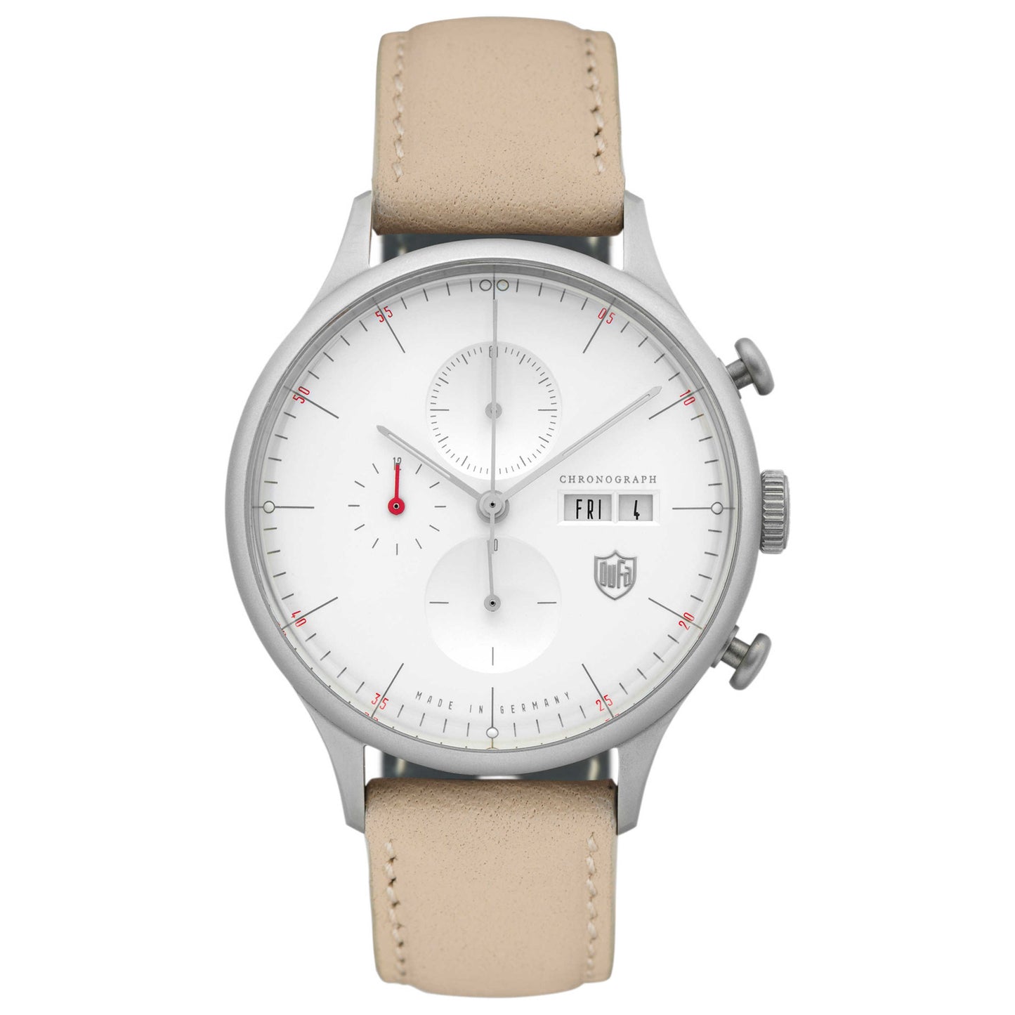 Front view of DuFa Der Roche Barcelona Men's Quartz Watch DF-9021-08