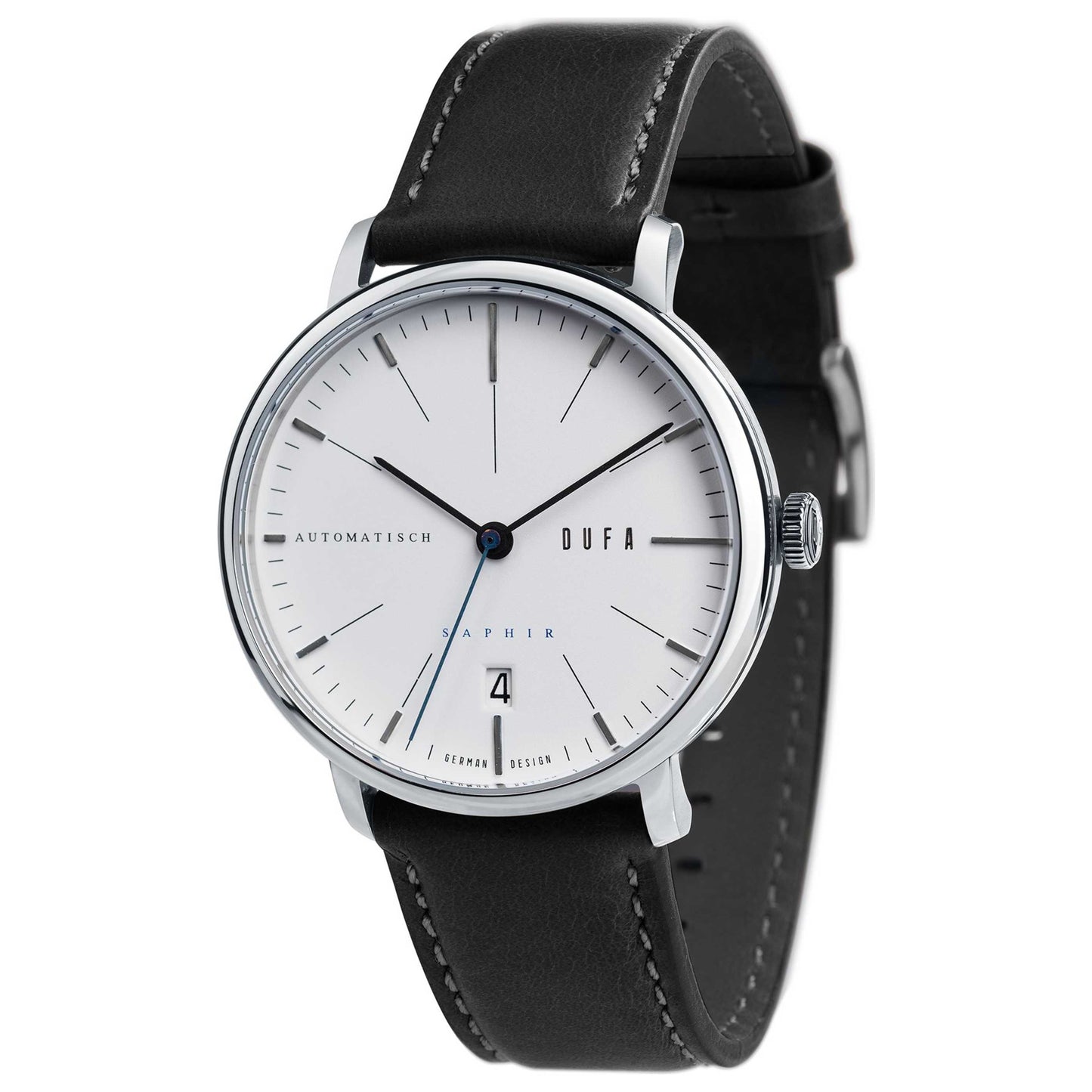 Front view of DuFa Saphir Men's Automatic Watch DF-9028-01