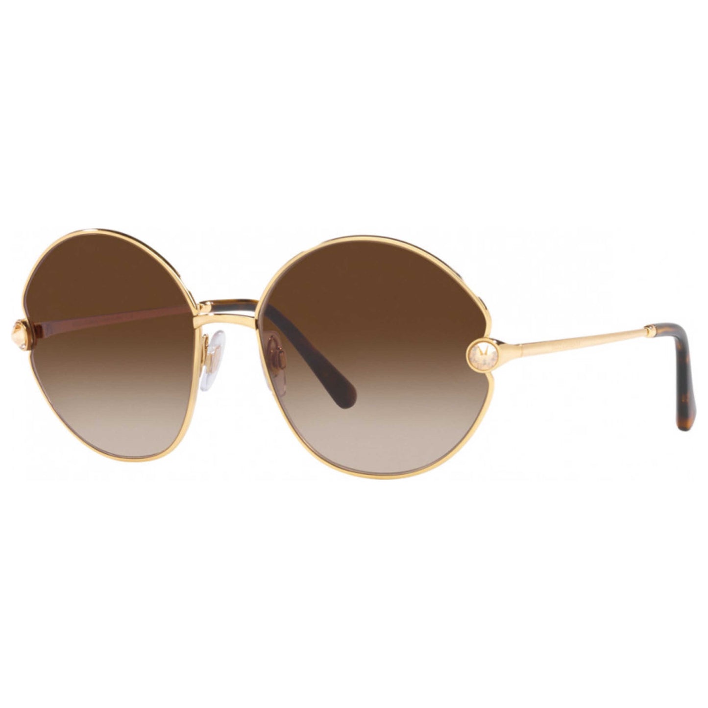 Front view of Dolce & Gabbana Fashion Women's Sunglasses DG2282B-02-13-59