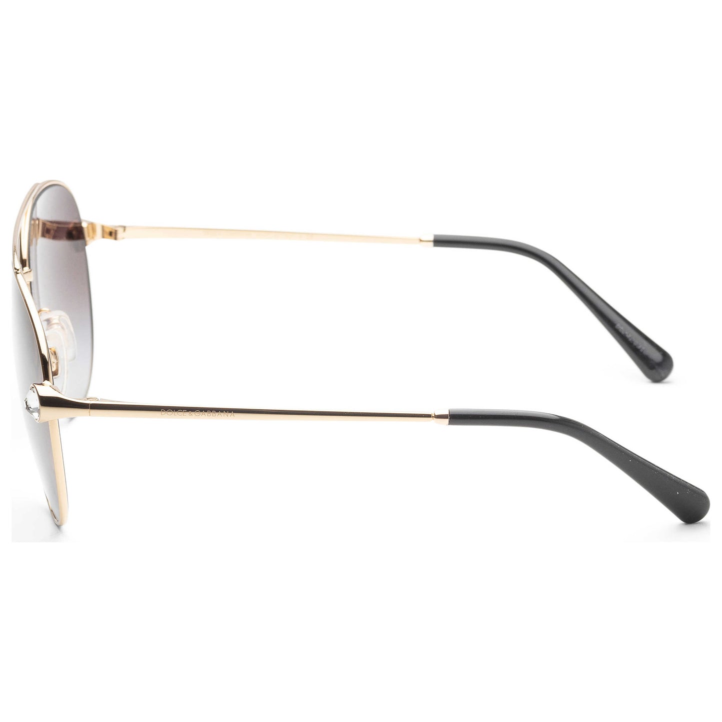 Left view of Dolce & Gabbana Fashion Women's Sunglasses DG2283B-02-8G