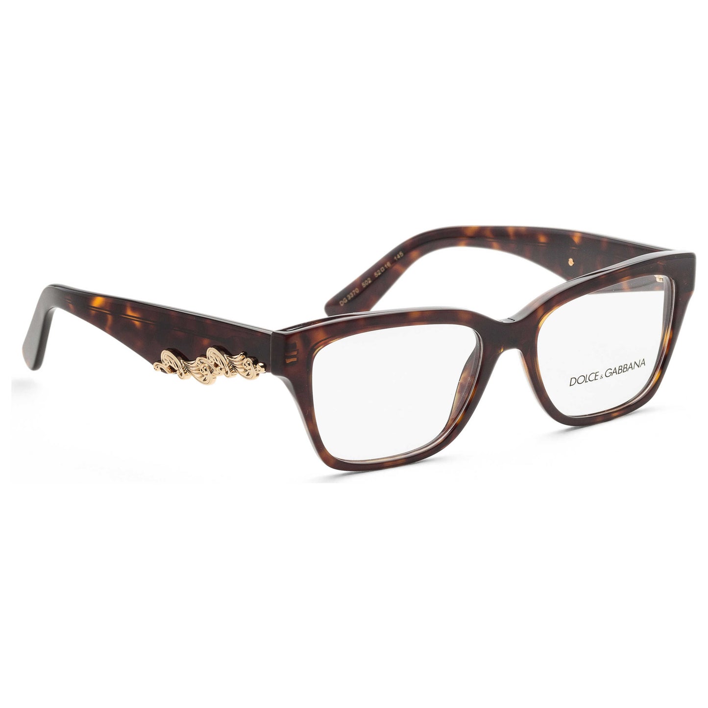 Right view of Dolce & Gabbana Fashion Women's Opticals DG3370-502-52