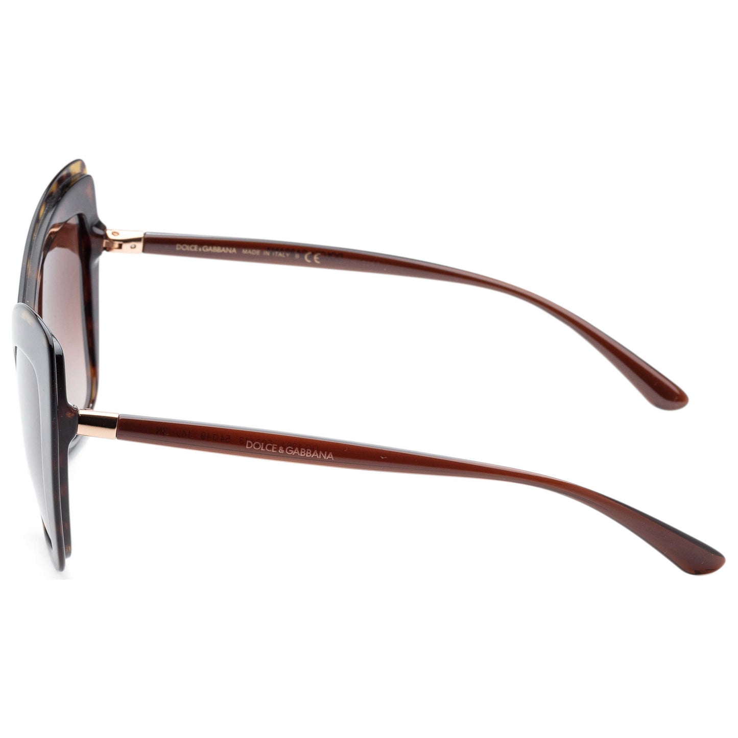 Left view of Dolce & Gabbana Fashion Women's Sunglasses DG4364-502-1354
