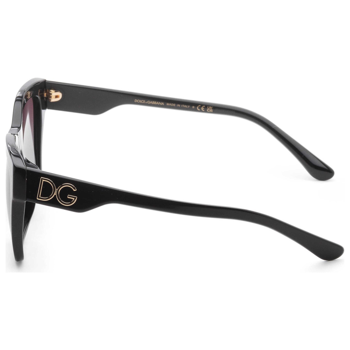 Left view of Dolce & Gabbana Fashion Women's Sunglasses DG4384F-501-8G-53
