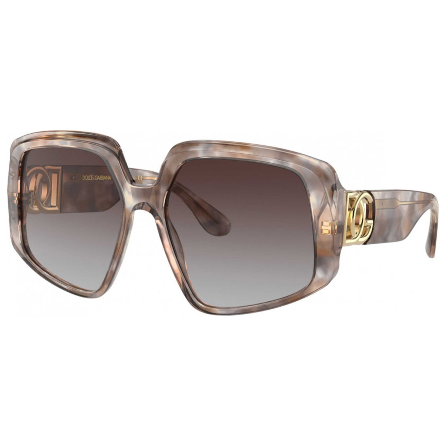 Front view of Dolce & Gabbana Fashion Women's Sunglasses DG4386F-33218G-58
