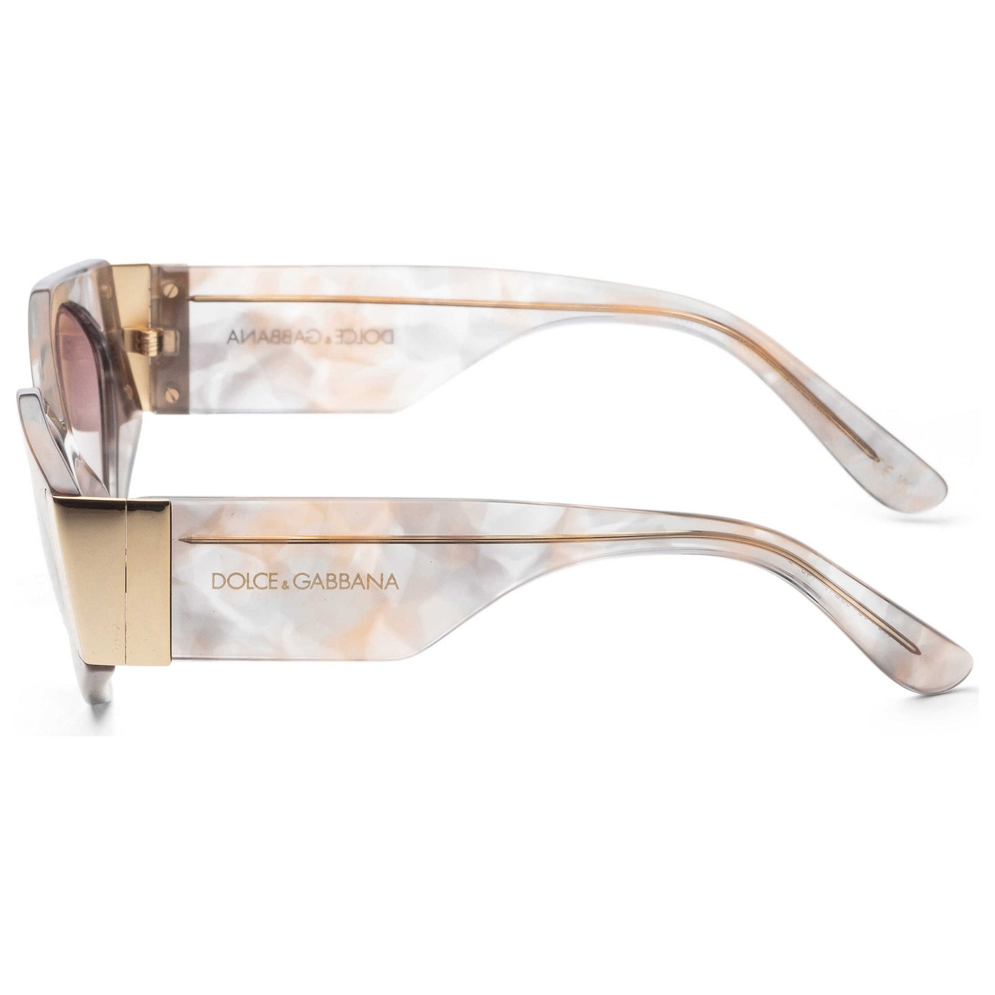 Left view of Dolce & Gabbana Fashion Women's Sunglasses DG4396-33218G